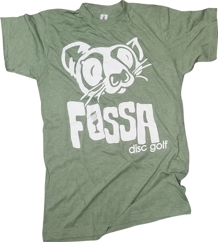 Fossa T-shirt - Marine Green/White