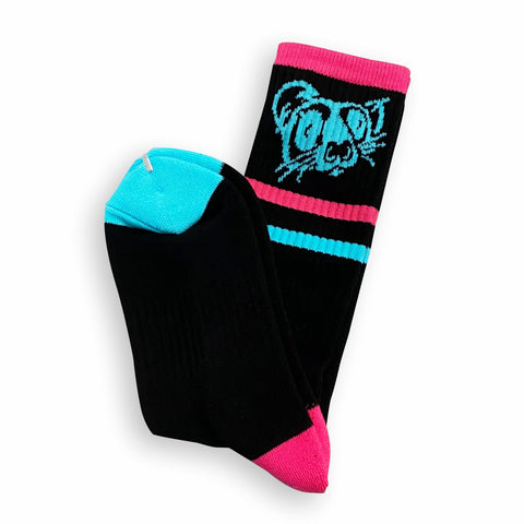 Socks - Pink.Blue.Black