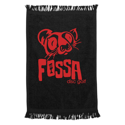 FOSSA Towel Black/Red