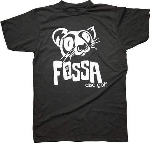 Fossa T-shirt - Black/White - fossadiscgolf