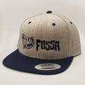 Snapback Flatbill - Heather/Navy