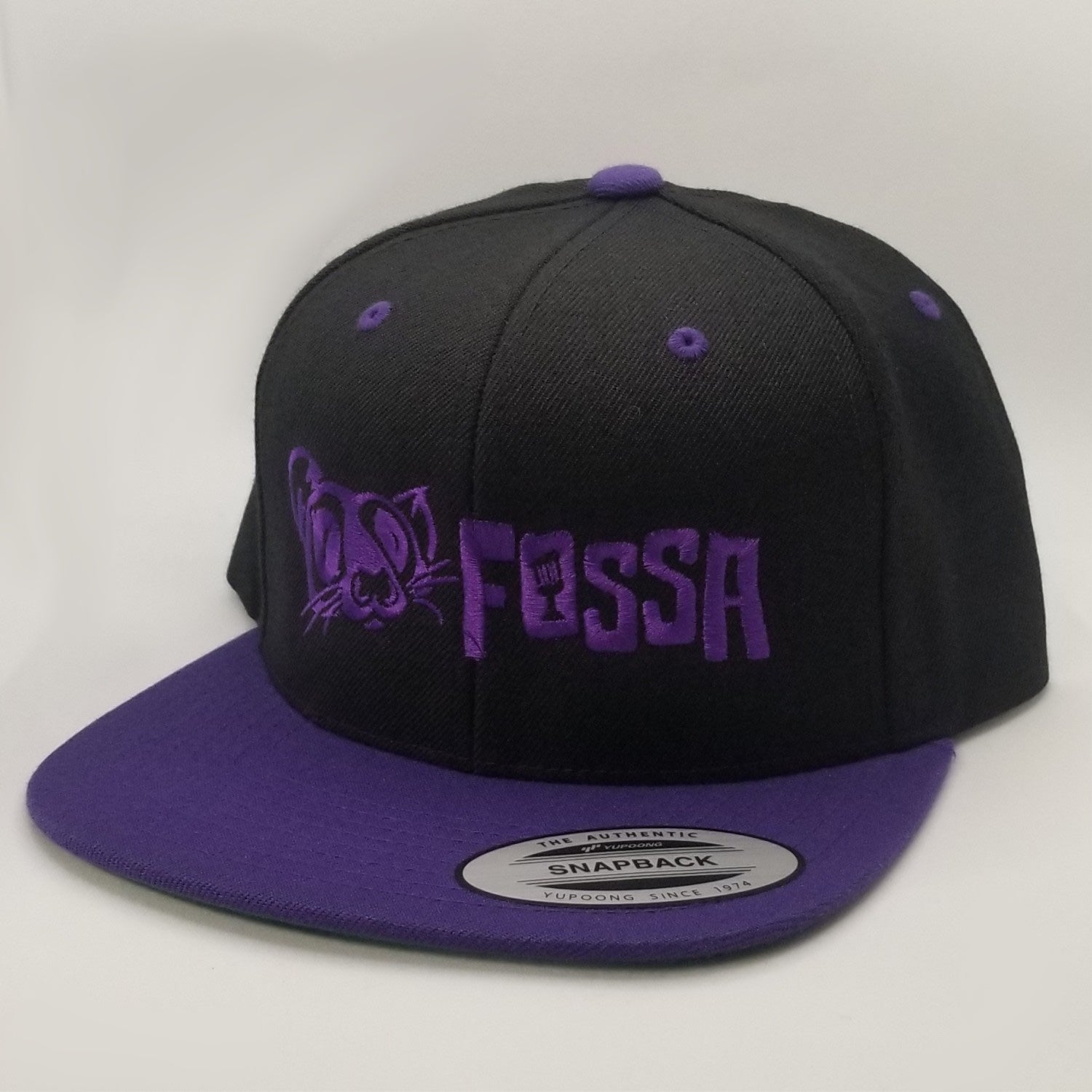 Snapback Flatbill - Black/Purple