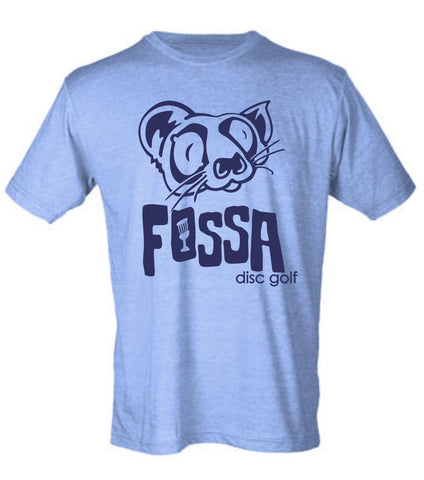Fossa T-shirt - Blue/Navy - fossadiscgolf